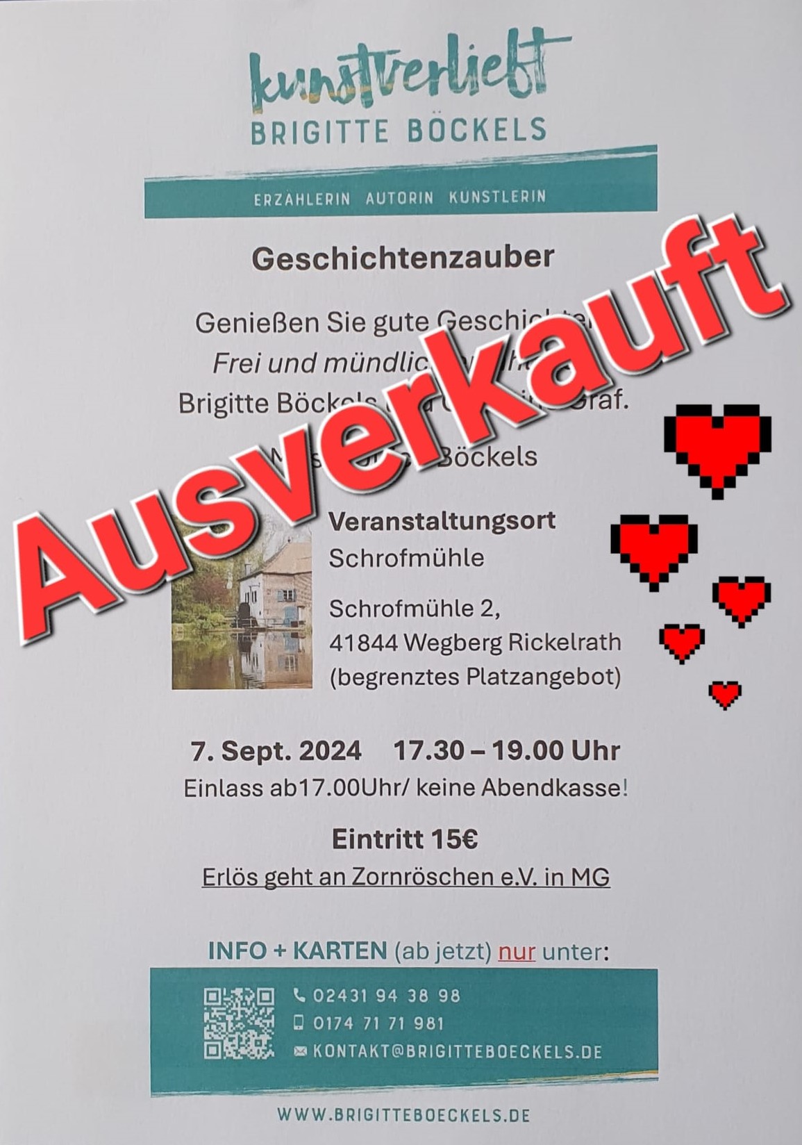 Flyer Geschichtenzauber Brigitte Böckels und Christine Graf